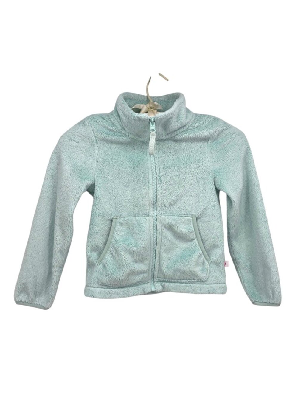 Tommy Bahama Girls 6 Jacket Fleece Mint Zipper Long Sleeve High Neck Pockets